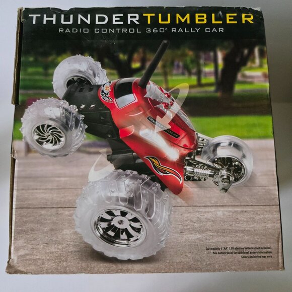 Thunder Tumbler Radio Control 360° Rally Car 2012 Multi-Directional LED Lights & - Picture 3 of 16